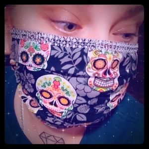 Blinged out face masks